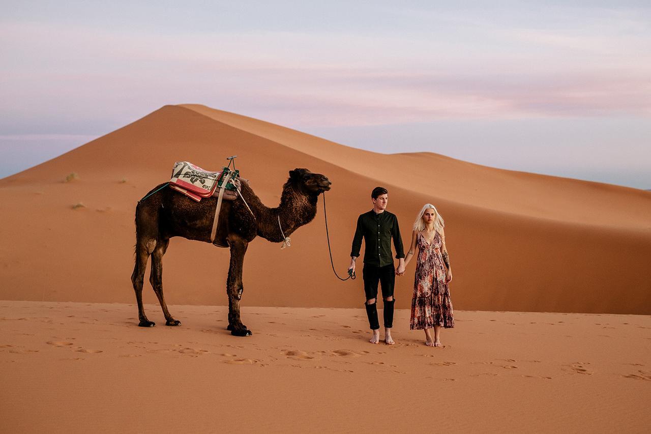Berber & Camel Trek Hotel Merzouga Exterior photo